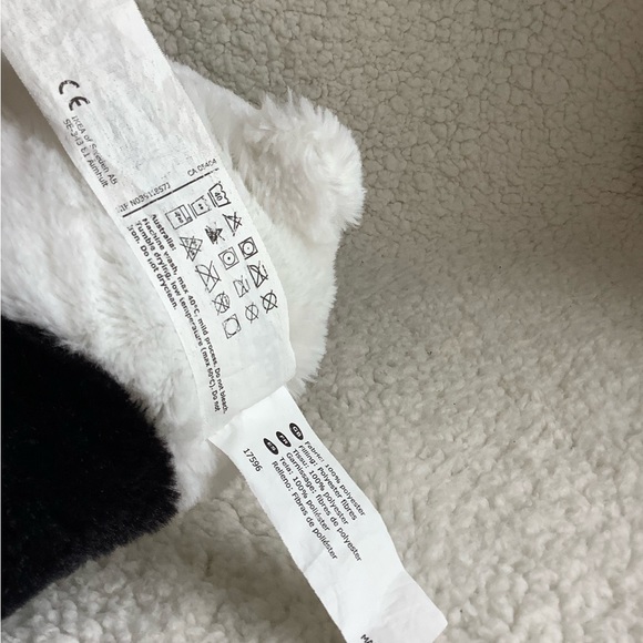 IKEA Kramig Plush Panda Bear Stuffed Animal with Embroidered Eyes Toy 🐼 - Picture 7 of 8